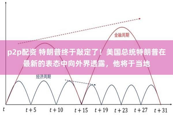 p2p配资 特朗普终于敲定了！美国总统特朗普在最新的表态中向外界透露，他将于当地
