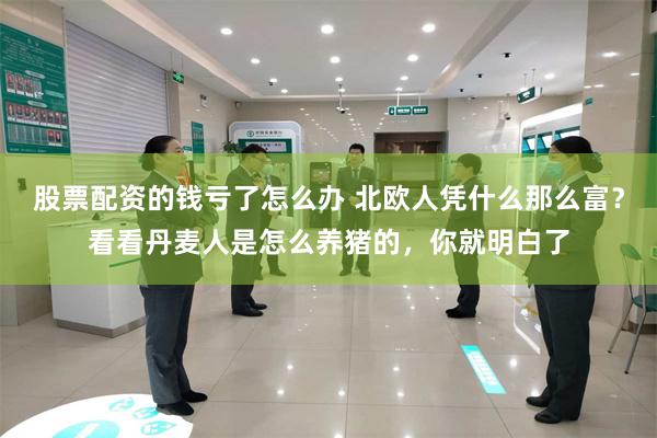 股票配资的钱亏了怎么办 北欧人凭什么那么富？看看丹麦人是怎么养猪的，你就明白了