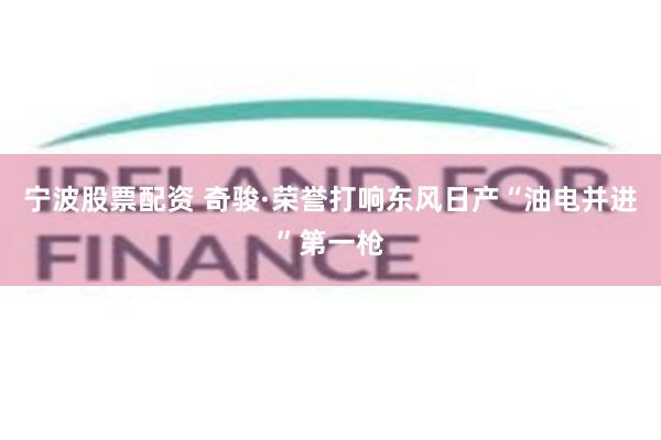 宁波股票配资 奇骏·荣誉打响东风日产“油电并进”第一枪