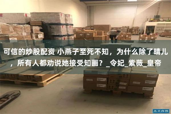 可信的炒股配资 小燕子至死不知，为什么除了晴儿，所有人都劝说她接受知画？_令妃_紫薇_皇帝